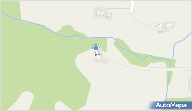 Dąbrówka Tuchowska, Dąbrówka Tuchowska, 82, mapa Dąbrówka Tuchowska