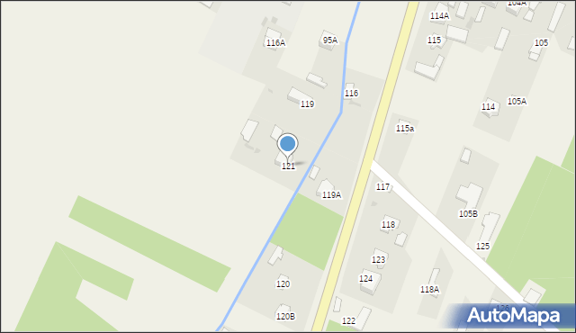 Dąbrówka Warszawska, Dąbrówka Warszawska, 121, mapa Dąbrówka Warszawska