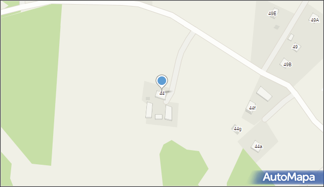 Dąbrówka Wielka, Dąbrówka Wielka, 44, mapa Dąbrówka Wielka