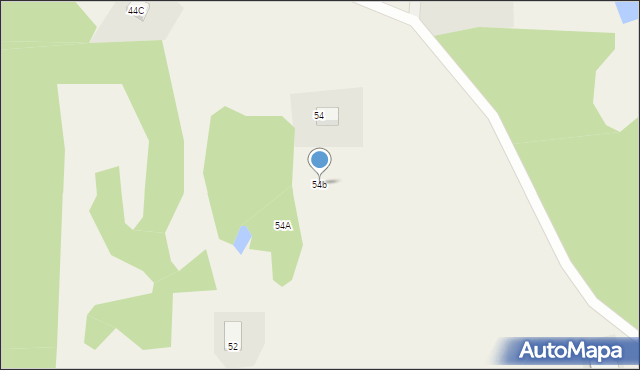 Dąbrówka Wielka, Dąbrówka Wielka, 54b, mapa Dąbrówka Wielka
