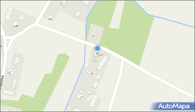 Dąbrówka Wisłocka, Dąbrówka Wisłocka, 15a, mapa Dąbrówka Wisłocka