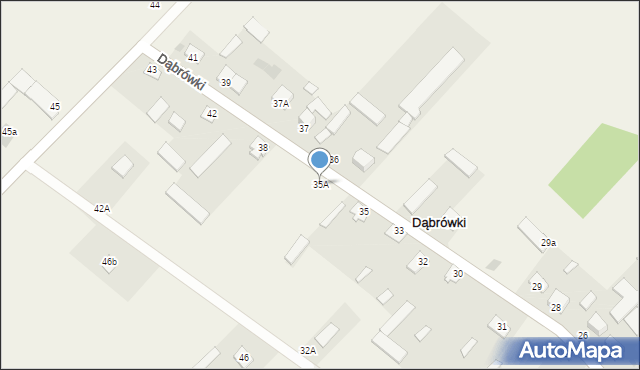 Dąbrówki, Dąbrówki, 35A, mapa Dąbrówki
