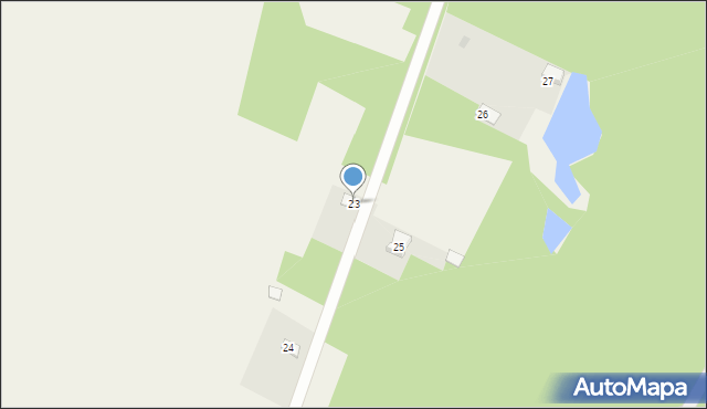Dąbrówki, Dąbrówki, 23, mapa Dąbrówki