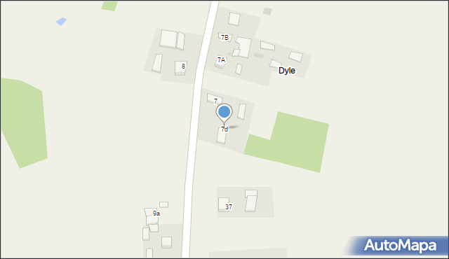 Dąbrówki Breńskie, Dąbrówki Breńskie, 7d, mapa Dąbrówki Breńskie