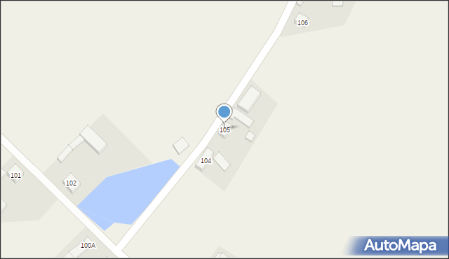 Dąbrowno, Dąbrowno, 105, mapa Dąbrowno