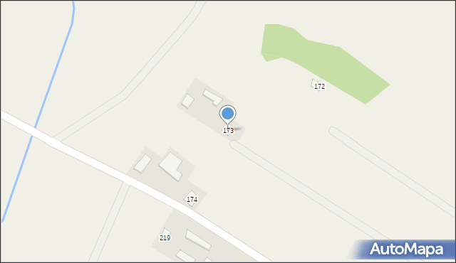 Dąbrowy, Dąbrowy, 173, mapa Dąbrowy