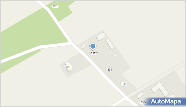 Dąbrowy, Dąbrowy, 333, mapa Dąbrowy