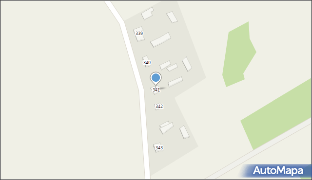 Dąbrowy, Dąbrowy, 341, mapa Dąbrowy