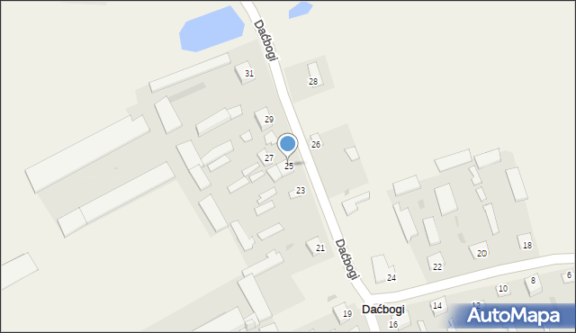 Daćbogi, Daćbogi, 25, mapa Daćbogi