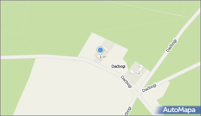 Daćbogi, Daćbogi, 5, mapa Daćbogi