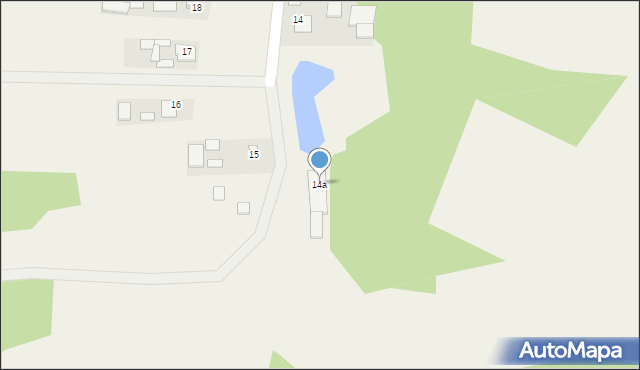 Dacharzów, Dacharzów, 14a, mapa Dacharzów