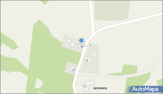 Dacharzów, Dacharzów, 36, mapa Dacharzów