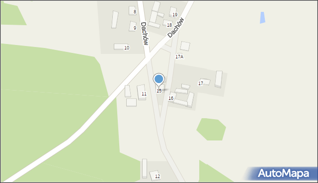 Dachów, Dachów, 15, mapa Dachów