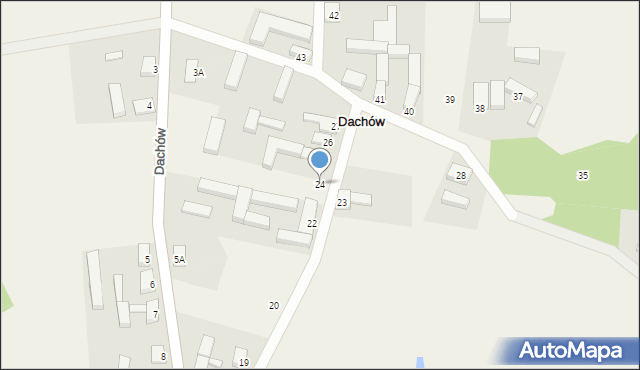 Dachów, Dachów, 24, mapa Dachów