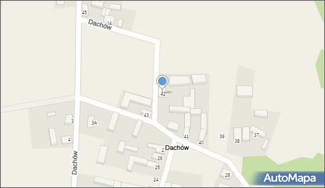 Dachów, Dachów, 42, mapa Dachów