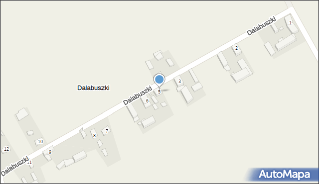 Dalabuszki, Dalabuszki, 5, mapa Dalabuszki