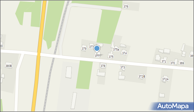 Dalachów, Dalachów, 377, mapa Dalachów