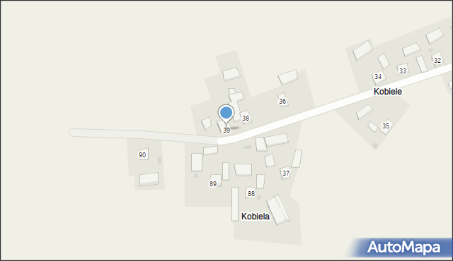 Dalechowice, Dalechowice, 39, mapa Dalechowice