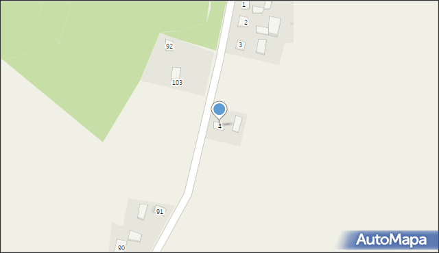 Dalechowice, Dalechowice, 4, mapa Dalechowice