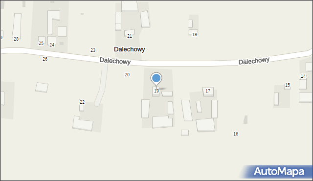 Dalechowy, Dalechowy, 19, mapa Dalechowy