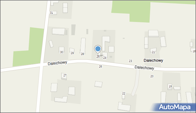 Dalechowy, Dalechowy, 25, mapa Dalechowy