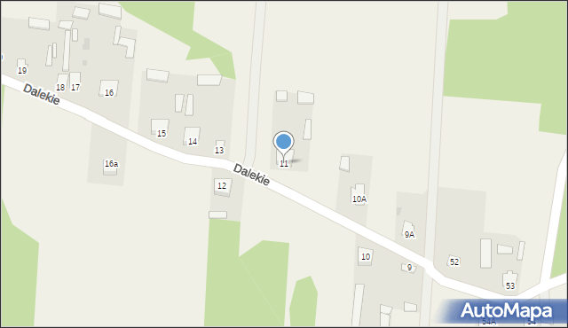 Dalekie, Dalekie, 11, mapa Dalekie