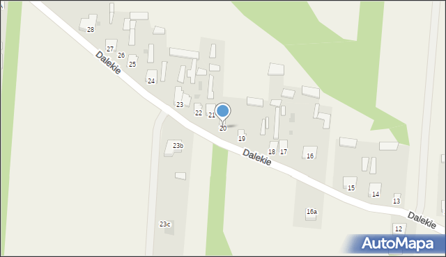 Dalekie, Dalekie, 20, mapa Dalekie