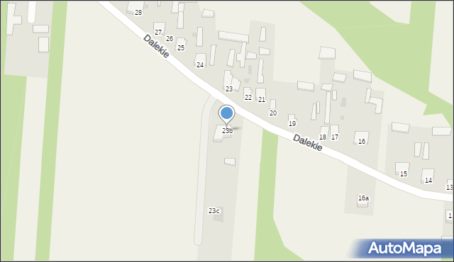 Dalekie, Dalekie, 23b, mapa Dalekie