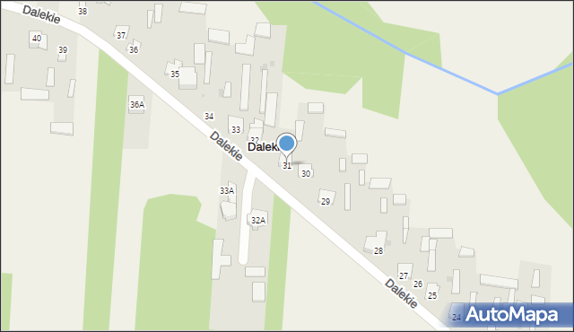Dalekie, Dalekie, 31, mapa Dalekie