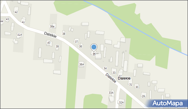 Dalekie, Dalekie, 35, mapa Dalekie