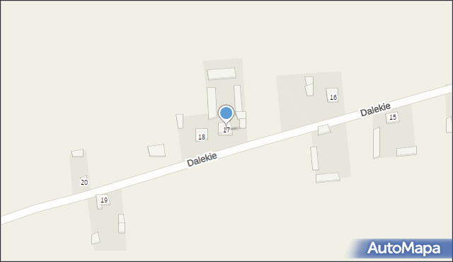 Dalekie, Dalekie, 17, mapa Dalekie
