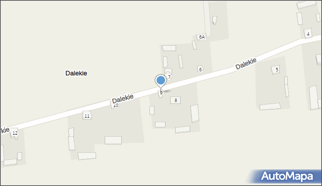 Dalekie, Dalekie, 9, mapa Dalekie