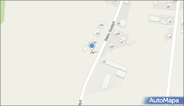 Daleszyn, Daleszyn, 23e, mapa Daleszyn