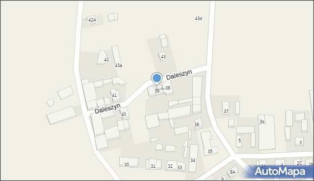 Daleszyn, Daleszyn, 39, mapa Daleszyn