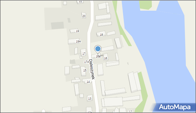 Daleszynek, Daleszynek, 16a, mapa Daleszynek