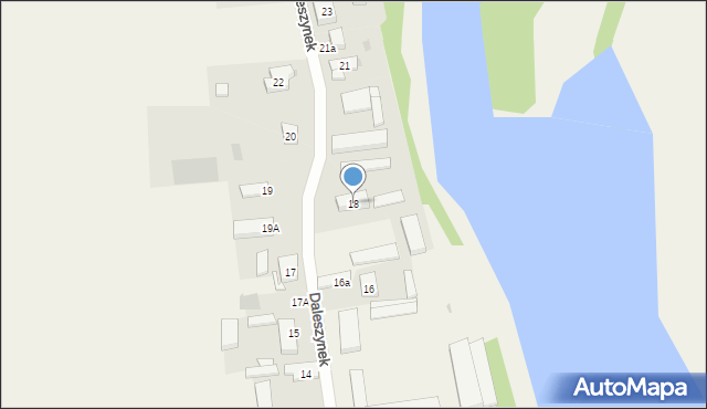 Daleszynek, Daleszynek, 18, mapa Daleszynek