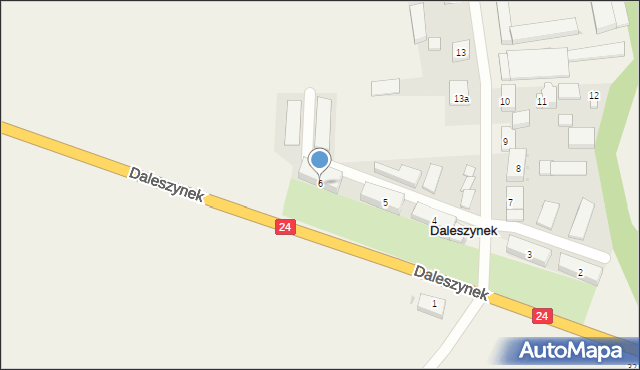Daleszynek, Daleszynek, 6, mapa Daleszynek
