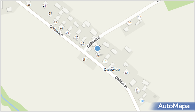 Dalewice, Dalewice, 15, mapa Dalewice