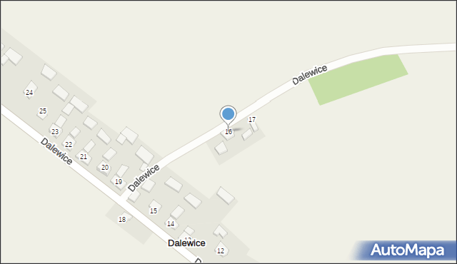 Dalewice, Dalewice, 16, mapa Dalewice