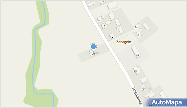 Dalewice, Dalewice, 2a, mapa Dalewice