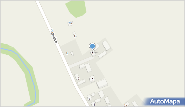 Dalewice, Dalewice, 7, mapa Dalewice