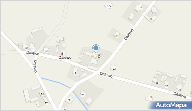 Dalewo, Dalewo, 86, mapa Dalewo