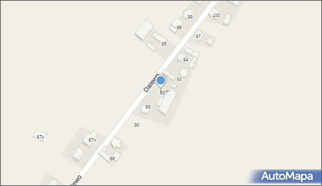 Dalewo, Dalewo, 92, mapa Dalewo