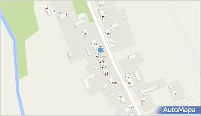 Dalewo, Dalewo, 17a, mapa Dalewo