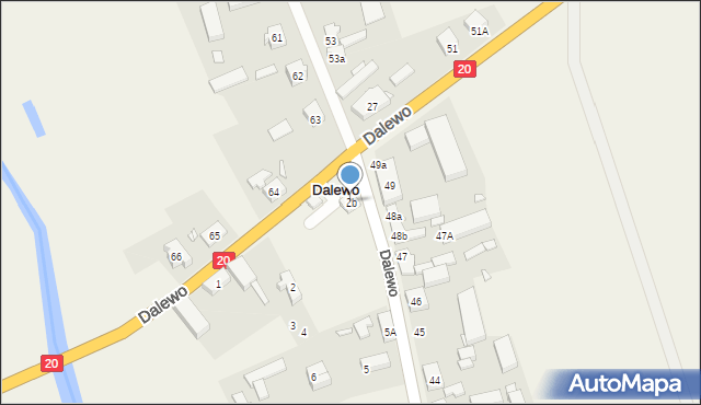 Dalewo, Dalewo, 2b, mapa Dalewo
