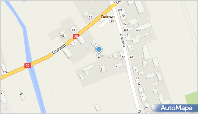Dalewo, Dalewo, 4, mapa Dalewo