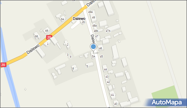 Dalewo, Dalewo, 5B, mapa Dalewo