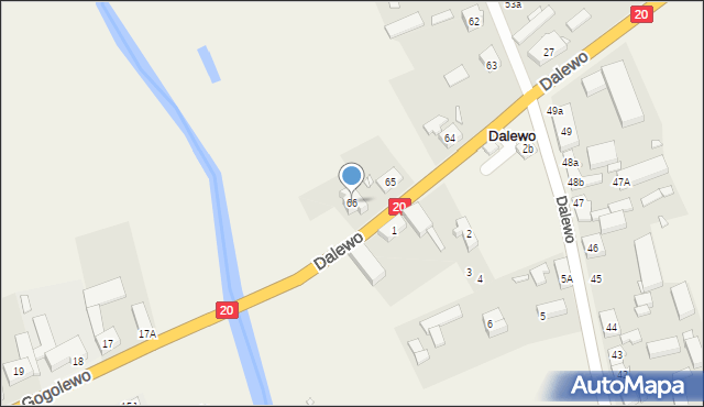 Dalewo, Dalewo, 66, mapa Dalewo