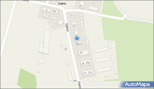 Dalno, Dalno, 14, mapa Dalno