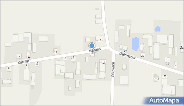 Daltrozów, Daltrozów, 16, mapa Daltrozów